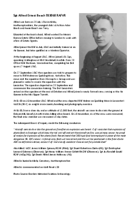 A preview of a PDF biography for Beach, Alfred Ernest